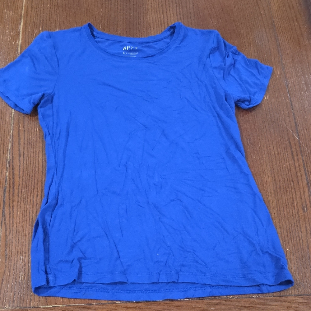 Apt. 9 Women's Vibrant Blue Short Sleeve Tee